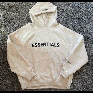 Essentials Fear of God hoodie in color Taupe